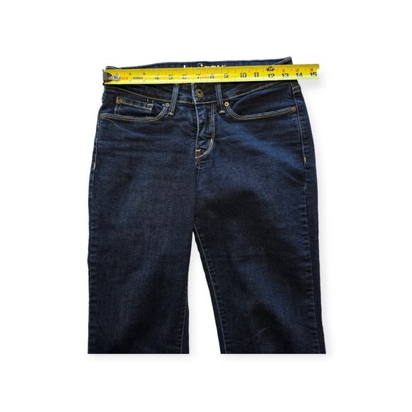 Denizen From Levi's Capri Jeans Womens Size 4 Cuffed Blue - Picture 3 of 6